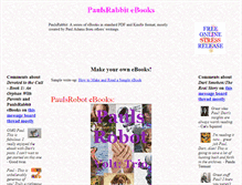 Tablet Screenshot of paulsrabbit.com